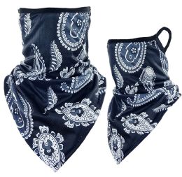 24 Pieces Neck Gaiters Print Paisley Triangle Face Shields - Face Mask