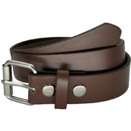 24 Pieces Kids Leather Belts Quality Brown For Kids Small Size - Kid Belts