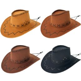 24 of Fancy Rodeo Cowboy Hat Set Mixed Colors
