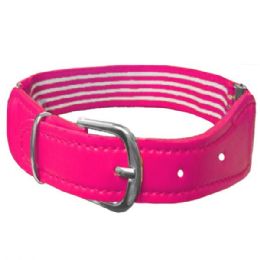 24 Pieces Pink Stretch Belts For Kids Striped Design - Kid Belts