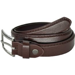 24 Pieces Kids Dress Belt Quality Brown Small Size - Kid Belts