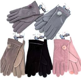 24 Pieces Ladies' Winter Gloves - Fuzzy Gloves