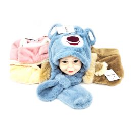 24 Pieces Kids' Bear Winter Hat - Winter Animal Hats