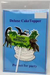 600 Pieces Themed Acrylic Cake Topper, Dinosaur 7in - Party Accessory Sets