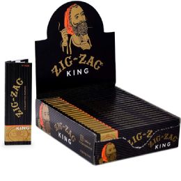 600 pieces Zig Zag Rolling Paper 24 Ct King Size - Store