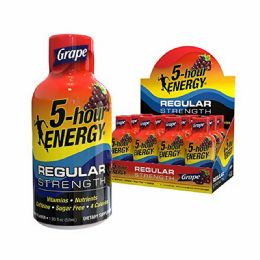 216 pieces 5 Hour Energy 1.93 Oz Grape - Food & Beverage