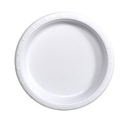 24 pieces Dispozeit Plastic Plate 10 In 25 Ct White - Disposable Plates & Bowls