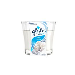 6 pieces Glade Candle Scented 3.4 Oz Clean Linen - Candles & Accessories