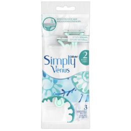 16 pieces Gillette Razor 3 Ct Simply Venus 2 - Shaving Razors