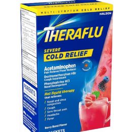 400 pieces Theraflu Severe Cold & Cough 1 Ct Daytime Box - Pain and Allergy Relief