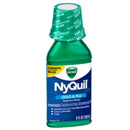 12 pieces Nyquil Cold & Flu 8 Oz Original - Pain and Allergy Relief