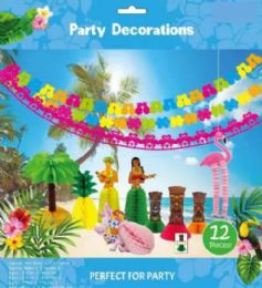 48 Sets Luau Party Package 12 Pcs - Party Accessory Sets
