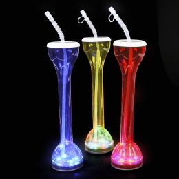 30 pieces 13.50" Flashing Plastic Yard Glass - Plastic Drinkware
