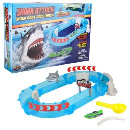 6 Wholesale Aqua Shark Attack Speed Boat Racetrack
