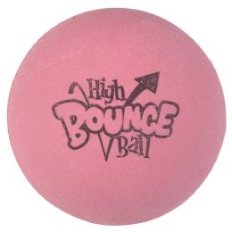 144 Wholesale 2.5" Rubber Pink High Bounce Ball