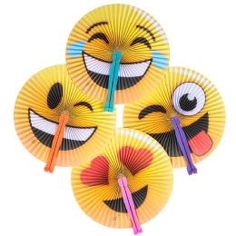 1200 pieces 10" Emoticon Folding Fan - Electric Fans