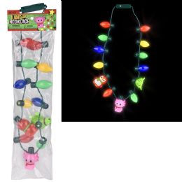 48 pieces LighT-Up Christmas Sea Life Necklace 20" - Necklace