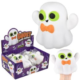 48 Wholesale 6" Ghost Stretchy Hand Puppet 12ct