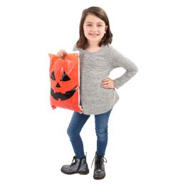 1000 pieces JacK-O-Lantern Trick Or Treat Bag 11"x17" - Halloween