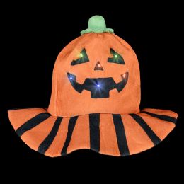 36 pieces LighT-Up Jack O Lantern Hat - Halloween
