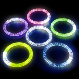 144 pieces 8.5" Flashing Bubble Bracelet - Bracelets