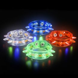 144 pieces 9.5" LighT-Up Spiky Bracelet - Bracelets