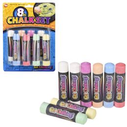 48 pieces 7.5" Chalk Set 8pc - Chalk,Chalkboards,Crayons