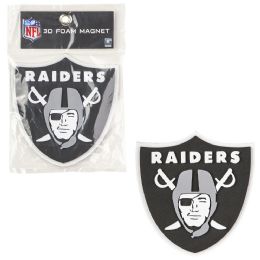 24 pieces Fanfave 7" Oakland Raiders 3d Magnet - Refrigerator Magnets