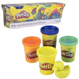 8 pieces Hasbro Play Doh 4 Pack - Clay & Play Dough