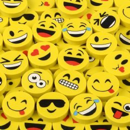 1728 pieces 1" Emoticon Eraser (72pc/un) - Erasers
