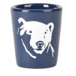 144 Wholesale 2.5" Etched Polar Bear Shot Glass