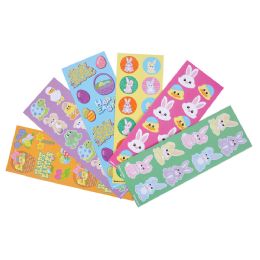 2400 pieces 100 Pc Easter Sticker Assortment - Tattoos and Stickers
