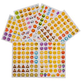 864 pieces 7.5" Emoticon Stickers - Tattoos and Stickers