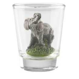 144 Wholesale Elephant Decorative Shot Glass