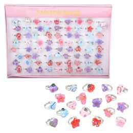 864 pieces Glitter Ring 0.5" (72pcs/unit) - Rings