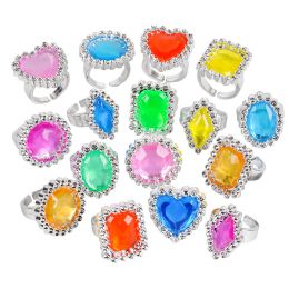 7200 pieces Jewel Ring Plastic 1" - Rings