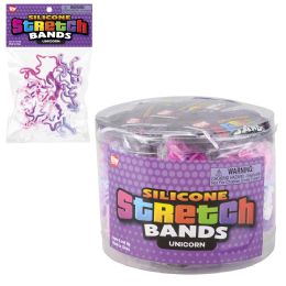 288 pieces Unicorn Silicone Stretch Bands - Rubber Bands