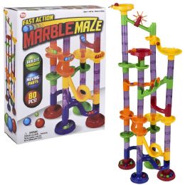 6 Wholesale 80 Piece Marble Run