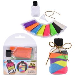 72 pieces Neon Sand Art Bottle Set 3.25" - Rocks, Stones & Sand