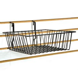 6 pieces Deep Black Wire Basket - Baskets