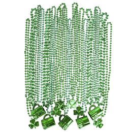 432 Pieces St.patrick's Day Bead Assortment 33" 72ct - St. Patricks