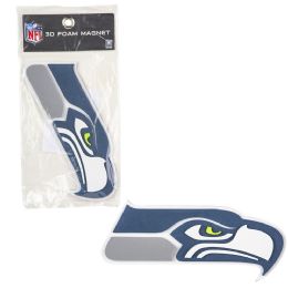 24 pieces Fanfave 8" Seattle Seahawks 3d Magnet - Refrigerator Magnets