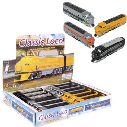 96 of 6.5" DiE-Cast Pull Back Classic Loco Diesel Train