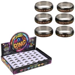 720 pieces Sayings Spinner Mood Ring - Rings