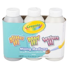4 pieces Crayola Mixing Mediums Assortment 8oz 3pc - Art Paints
