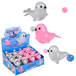 96 of 5.5" PulL-String Seal Pup Bath Toy
