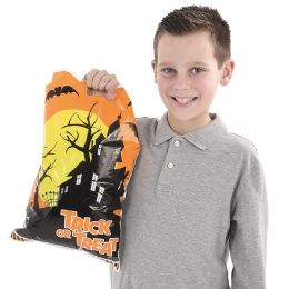 1000 pieces 11"x17" Haunted House Trick Or Treat Bag - Halloween