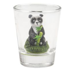 144 Wholesale Panda Decorative Shot Glass