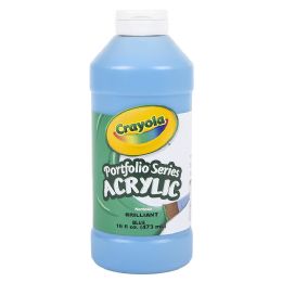 12 pieces Crayola Acrylic Paint Bottle 16oz Blue - Art Paints