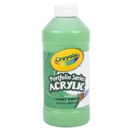 12 pieces Crayola Acrylic Paint Bottle 16oz Light Green - Art Paints